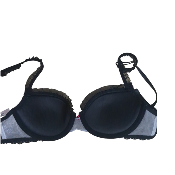 SOPHIE White and Black Lace Padded Bra Size 34B - Picture 4 of 14